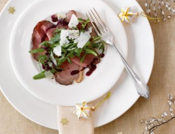 Roastbeef mit Johannisbeersauce