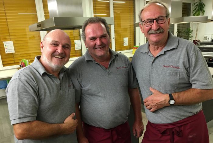 Hans Salzman (Aktuar), Rolf Schärli (Präsident), Ruedi Hurni (Kassier)